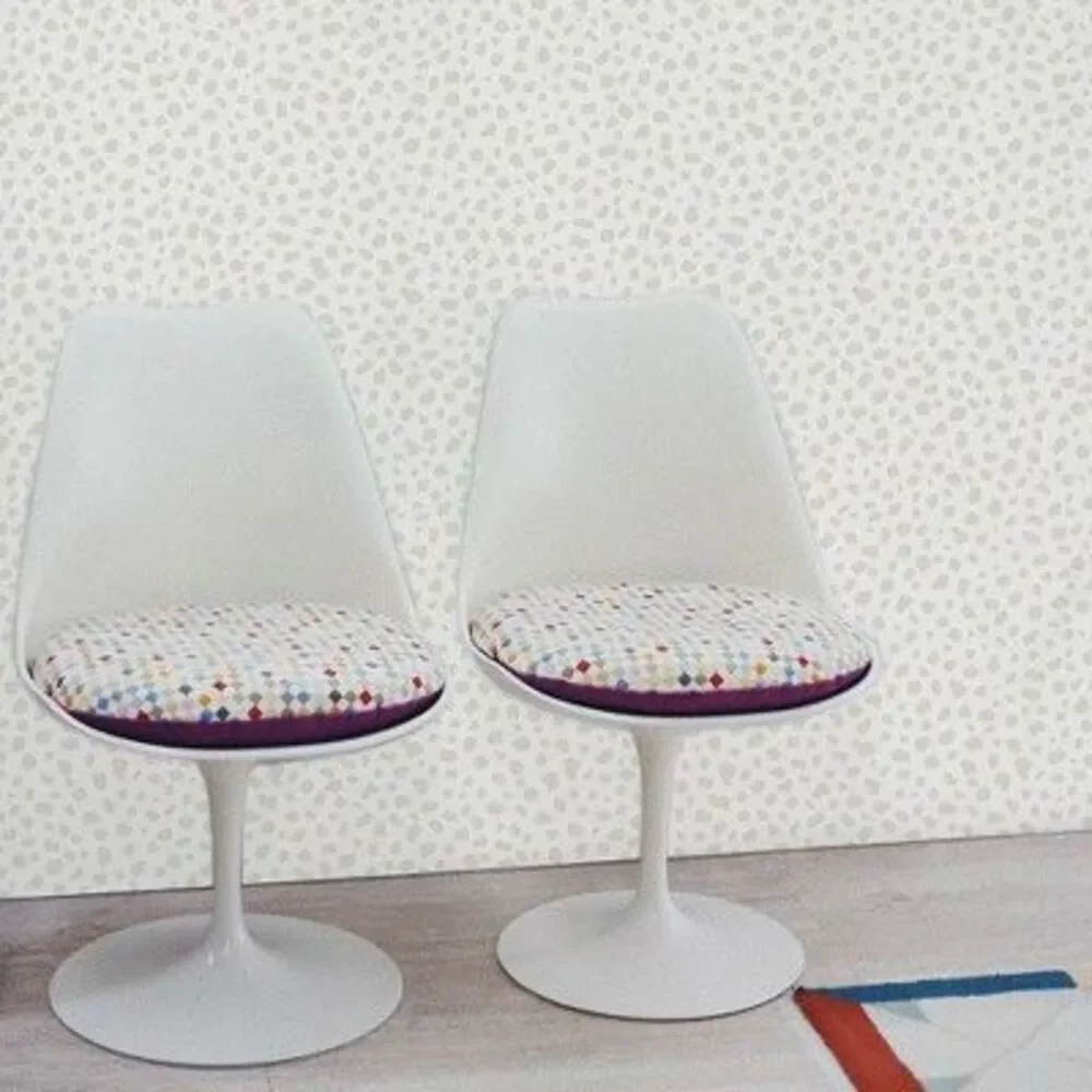 Novogratz Scout Peel and Stick Wallpaper Neutral Spots 28 sq ft